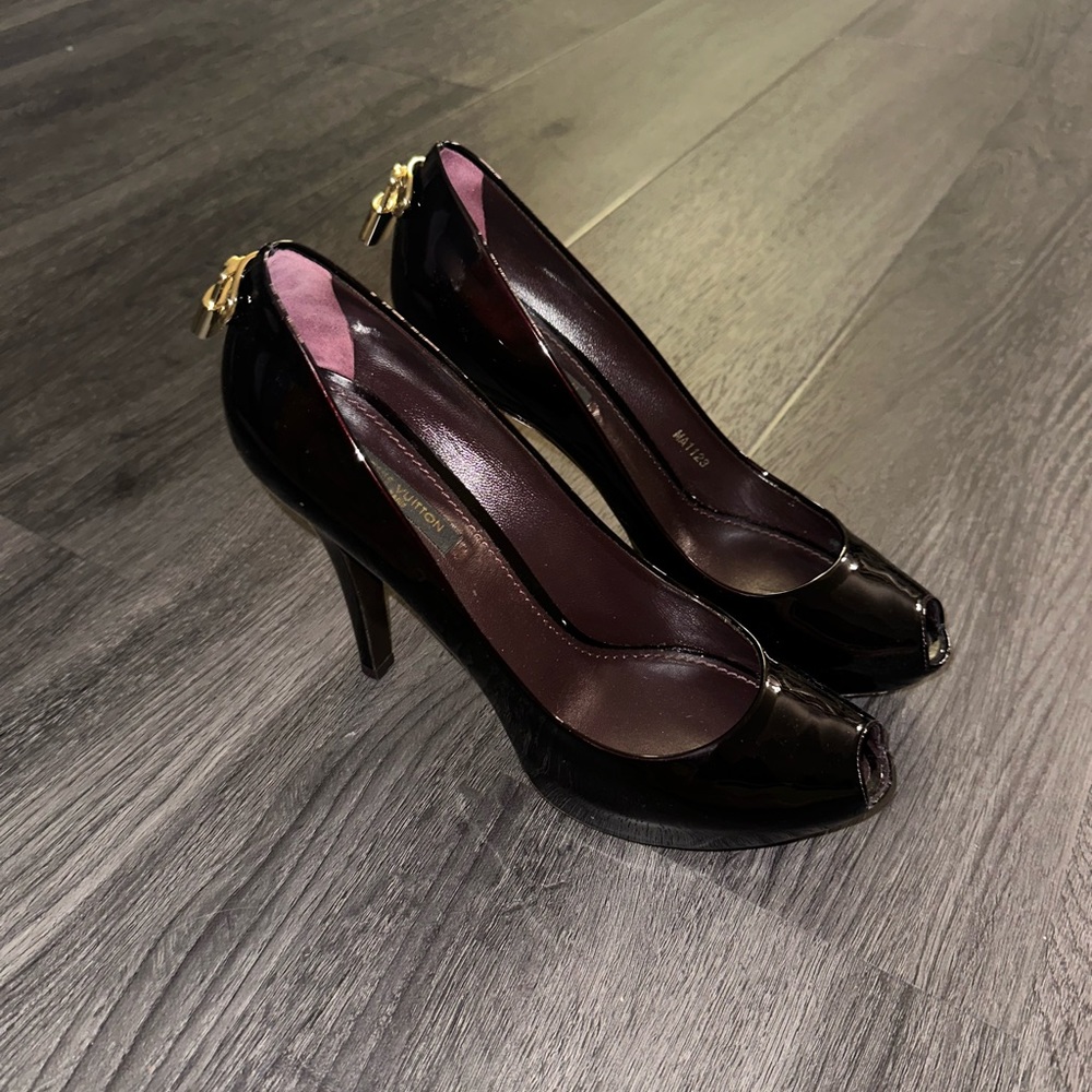 louis vuitton Oh Really open toe pump - Atamarante 37.5 - Picture 9 of 13